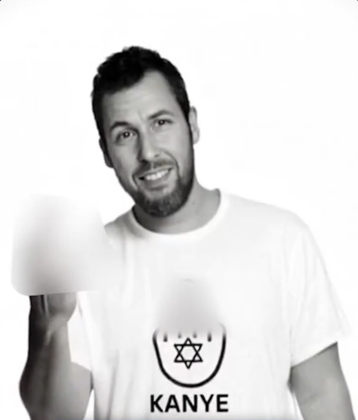 A viral anti-Kanye West video featuring Steven Spielberg, David Schwimmer, Scarlett Johansson, and others spread quickly, but none of the images were genuine.