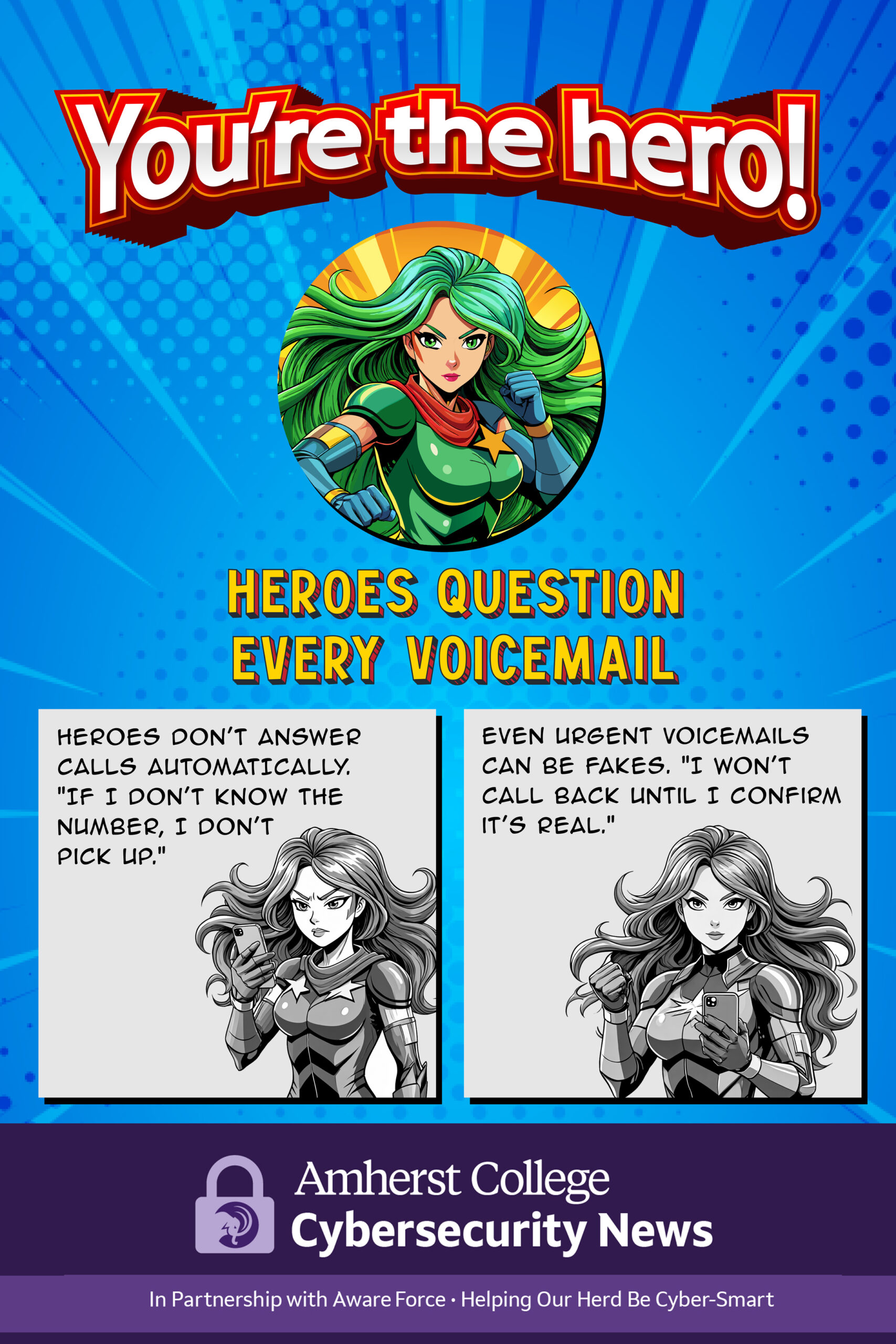 Amherst poster 1 listen like a hero