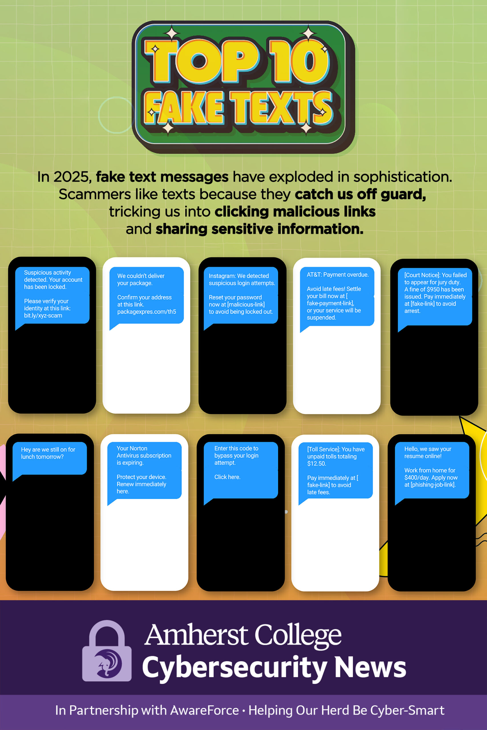 Amherst top 10 fake texts flat c opt