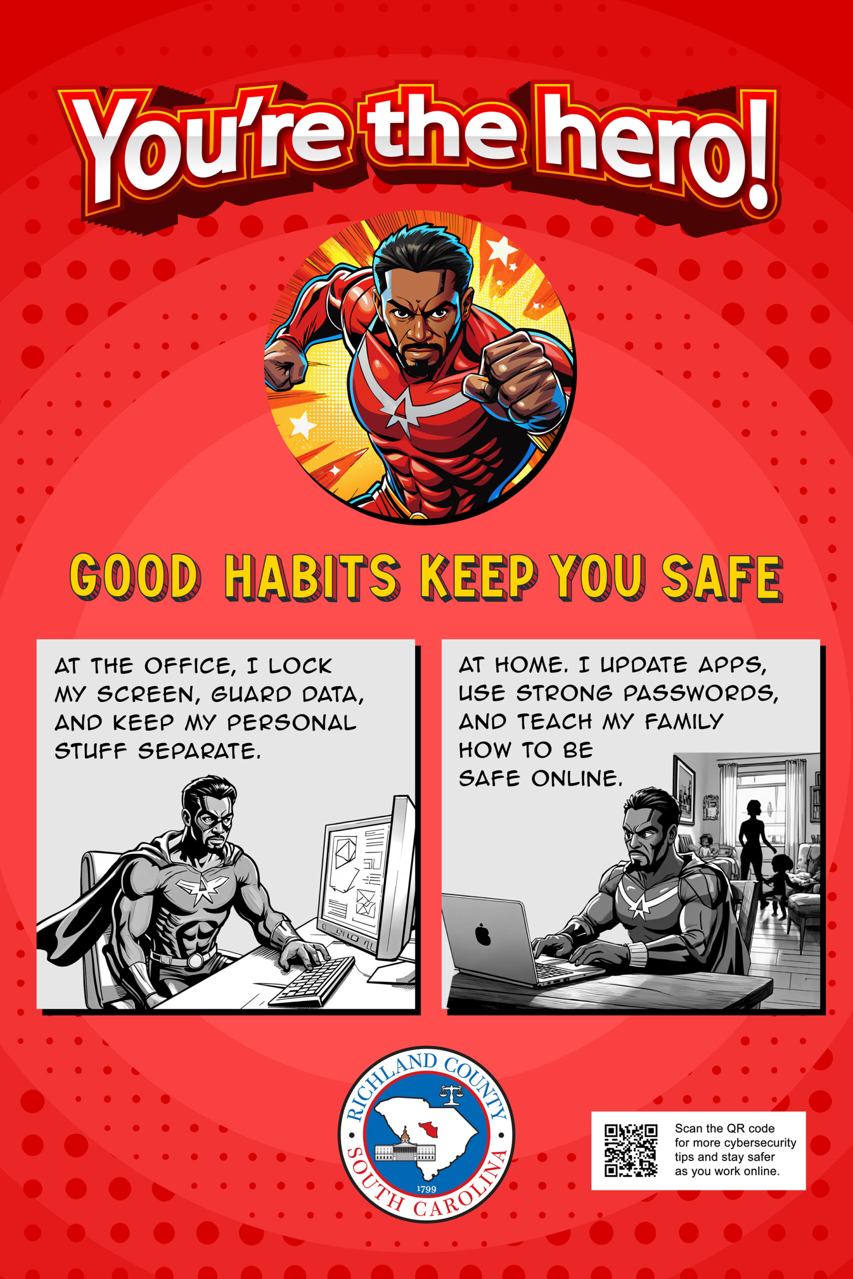 Richland county poster 2 cyber habits