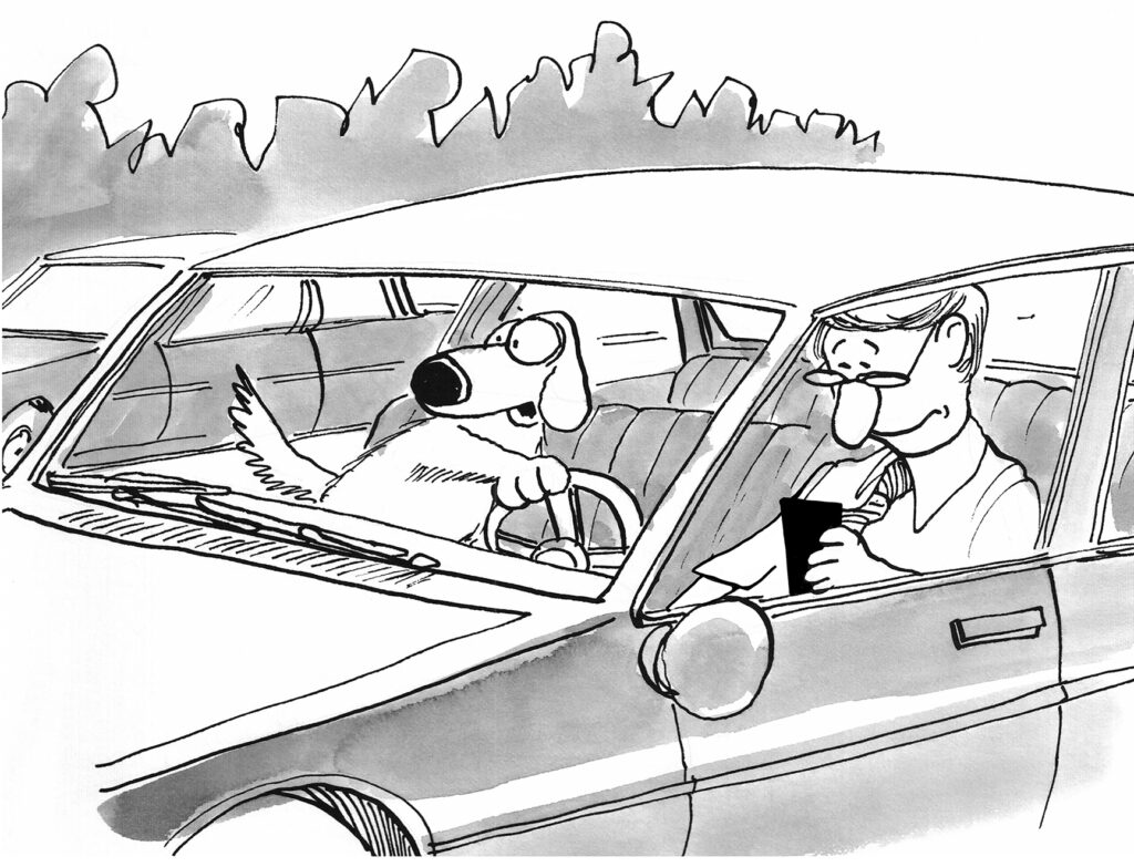 Smartphone dog