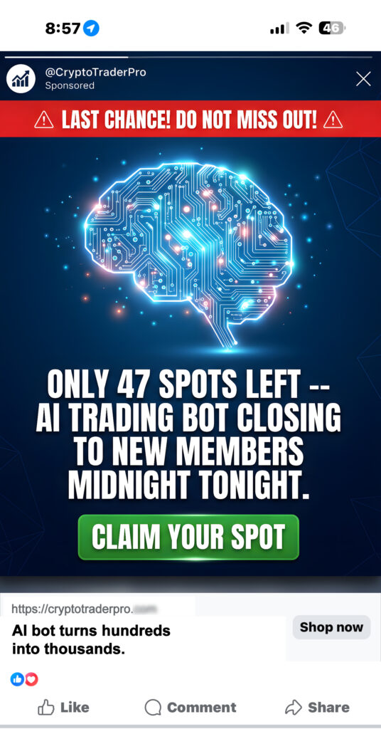 Fake social media 2 AI investment